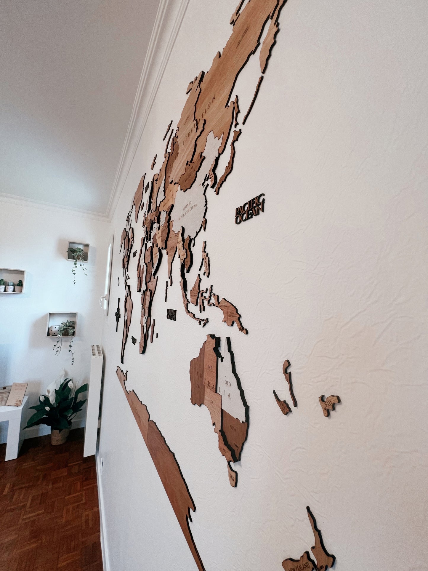 Votre carte de monde XXL 3D