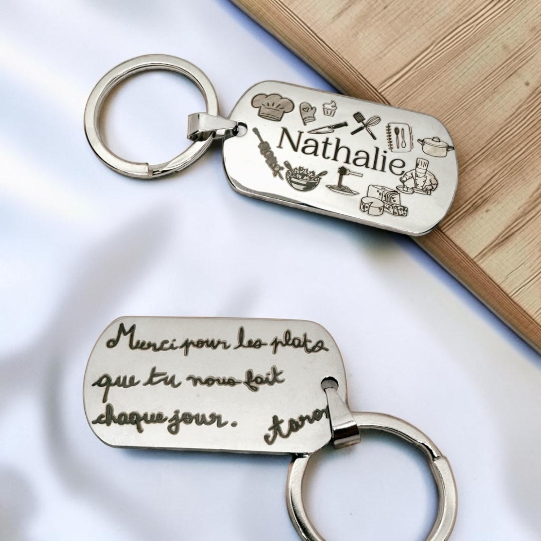Écrivez sur votre porte clé !