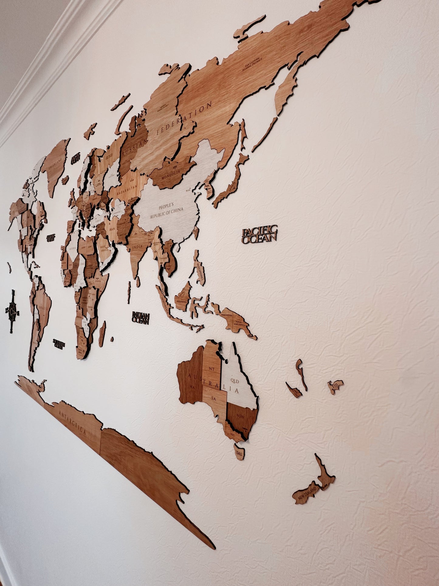 Votre carte de monde XXL 3D