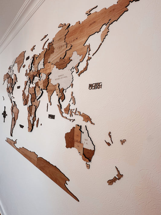 Votre carte du monde XXL 3D