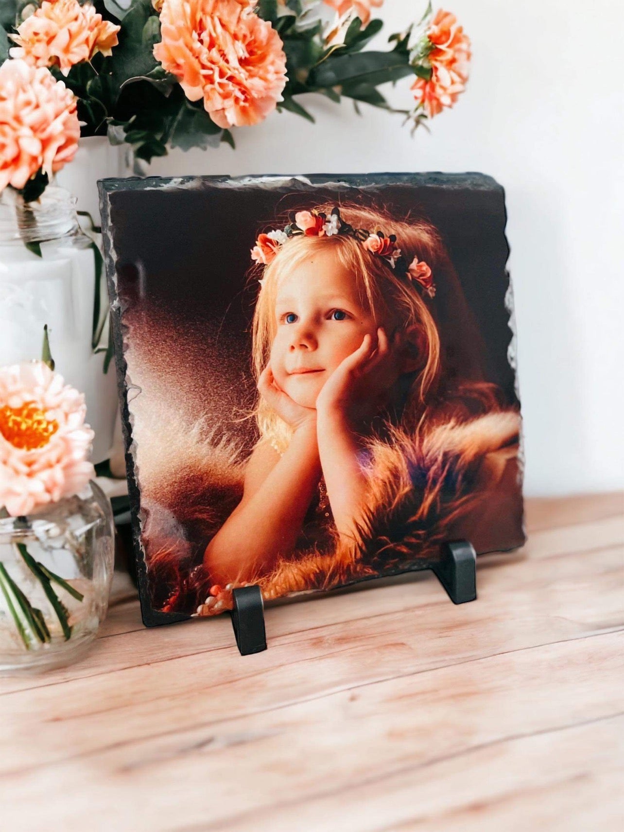 Photo sur Ardoise - Taille M - 20x20cm