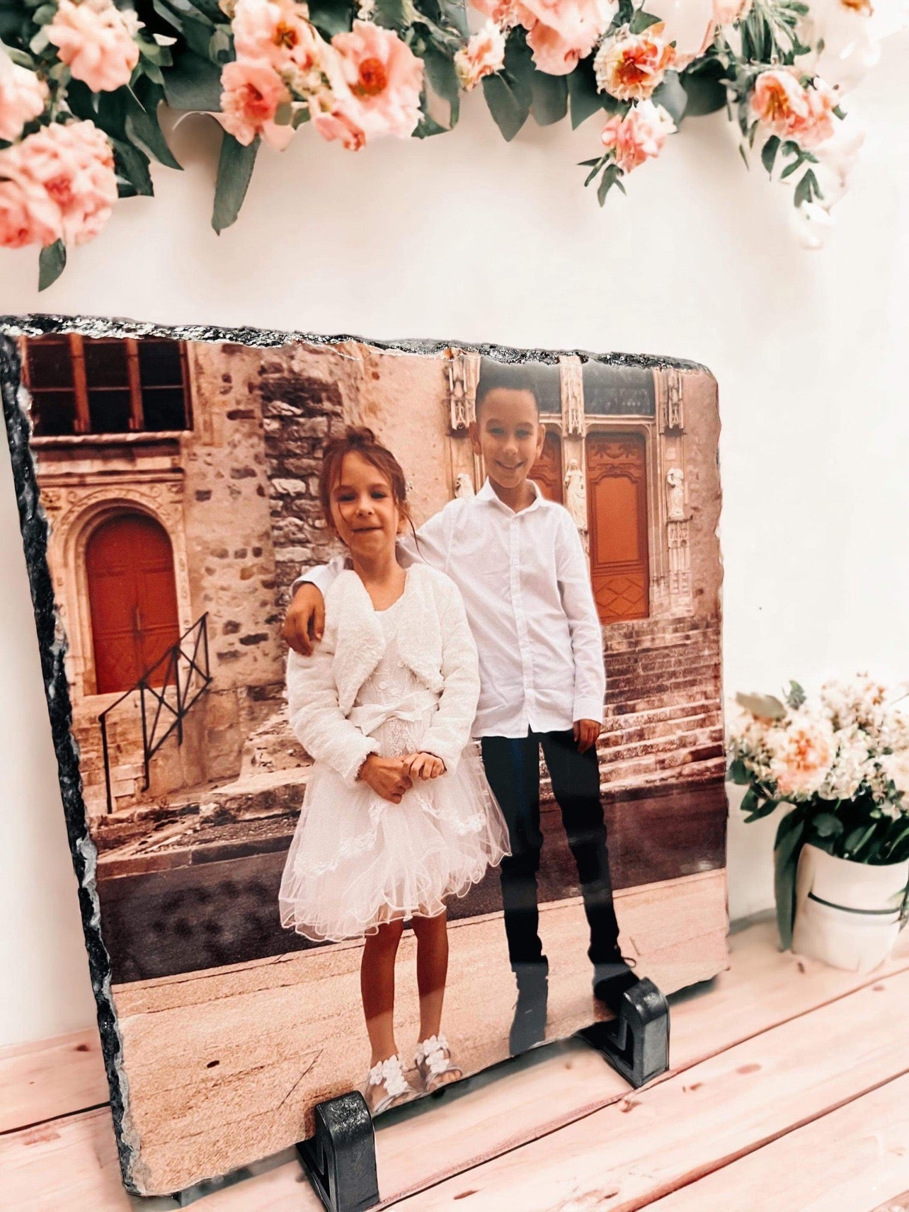 Photo sur Ardoise - Taille M - 20x20cm