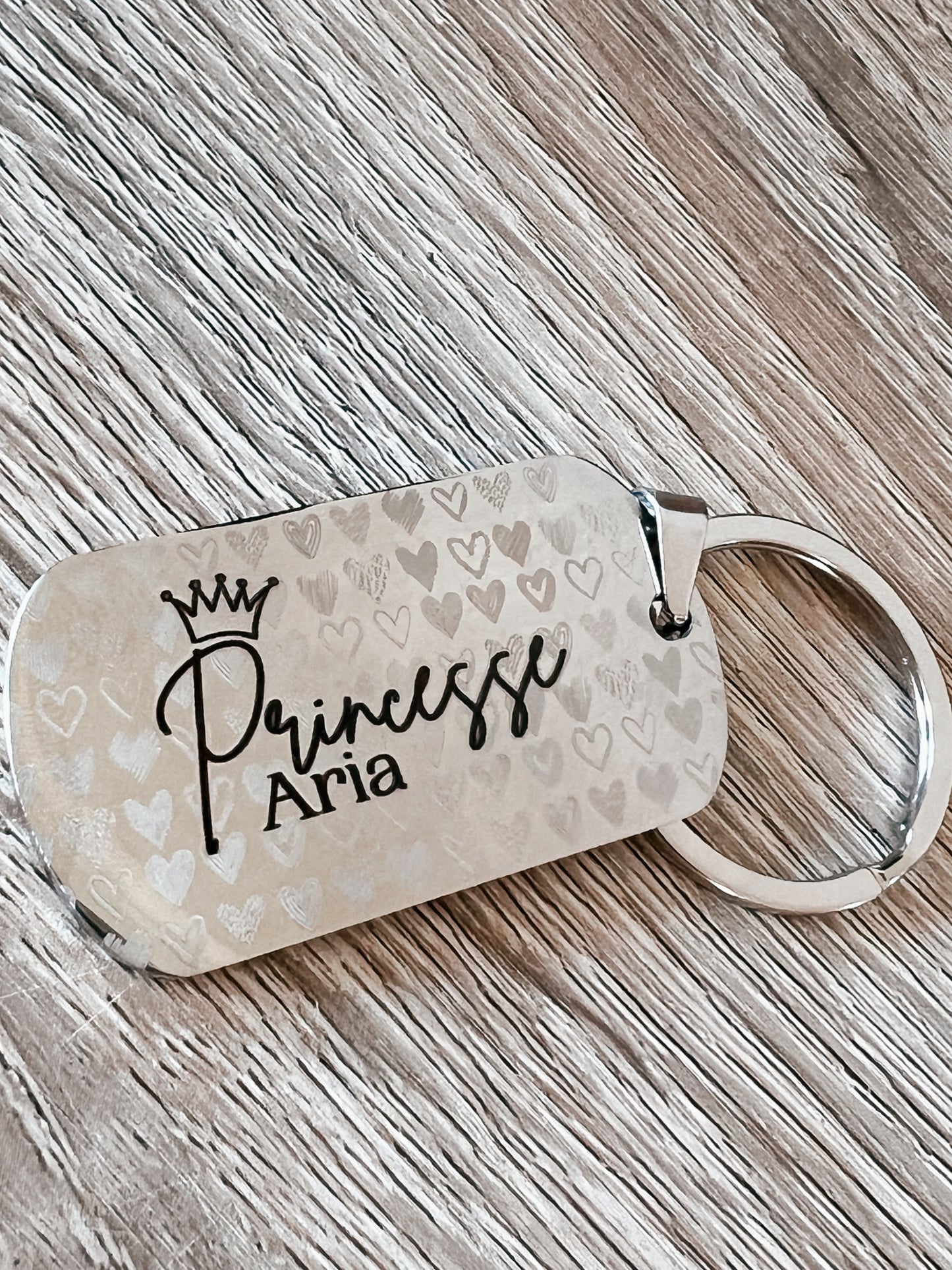 Naissance, Prince & Princesse - Porte-clé Acier -