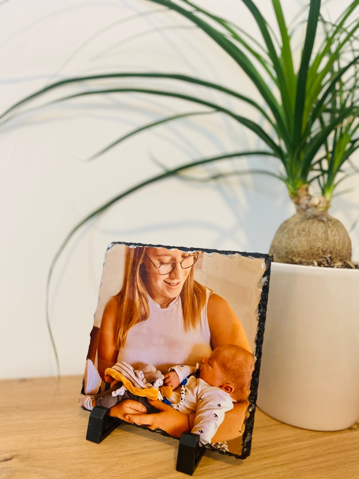 Photo sur Ardoise - Taille S - 15x15cm