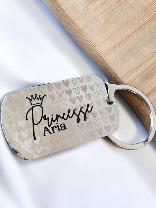 Naissance, Prince & Princesse - Porte-clé Acier -