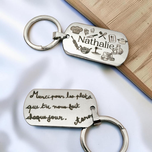Écrivez sur votre porte clé !