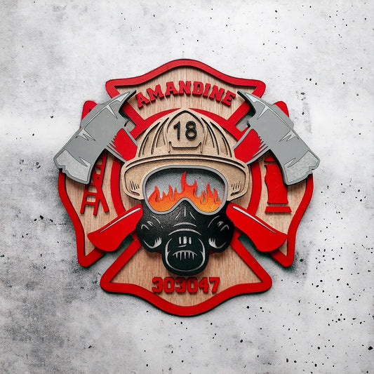 Plaque pompier
