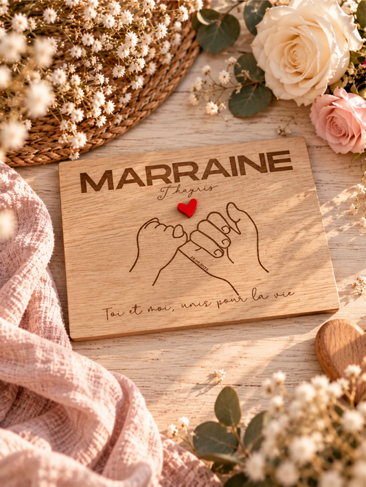 Plaque Cadeau Marraine/Parrain