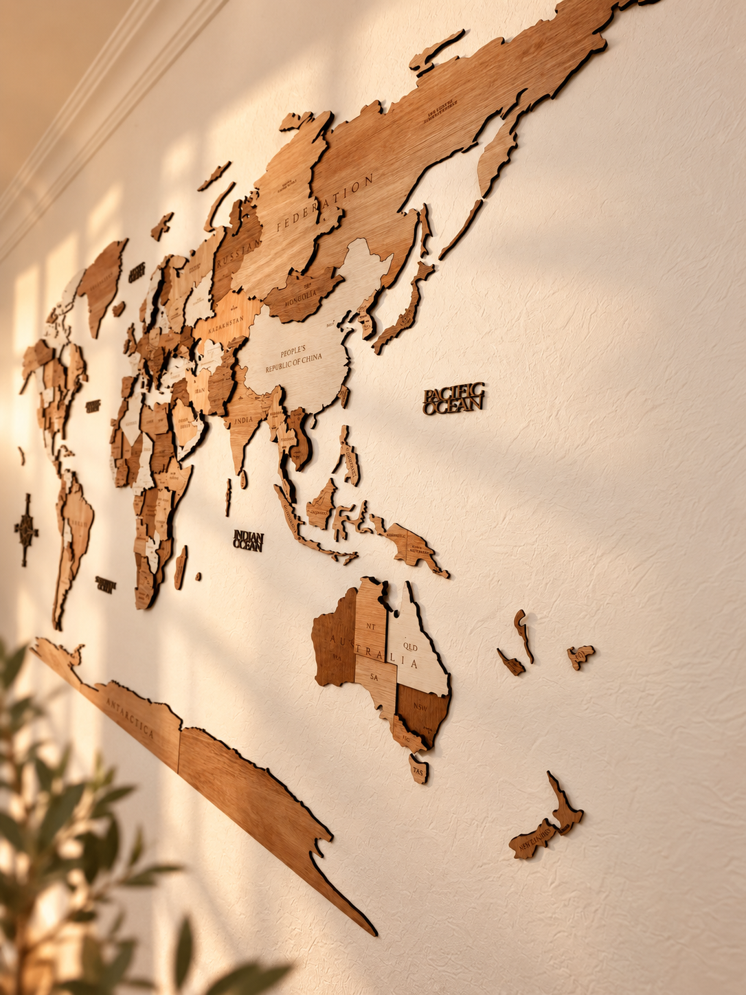 Votre carte du monde XXL 3D